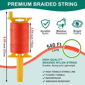 Threlaco close-up of braided nylon showing durability and resilience in outdoor use