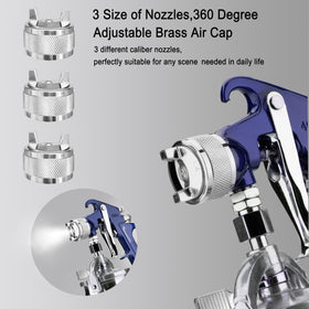 Throohills 1000cc aluminum cup keeps coatings within easy reach.