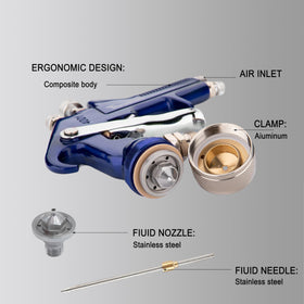 Throohills nozzle 1.7mm offers versatile mist for mid-coats and finishes.