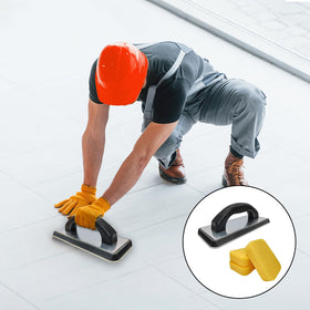 Thrseely yellow tool kit improves visibility during tiling projects