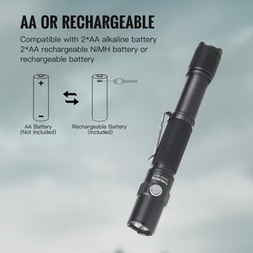 ThruNite Archer 2A C USB-C port ready for fast charging