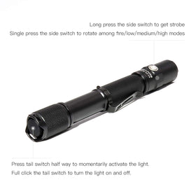ThruNite Archer 2A V3 aerospace aluminum body delivers rugged reliability.
