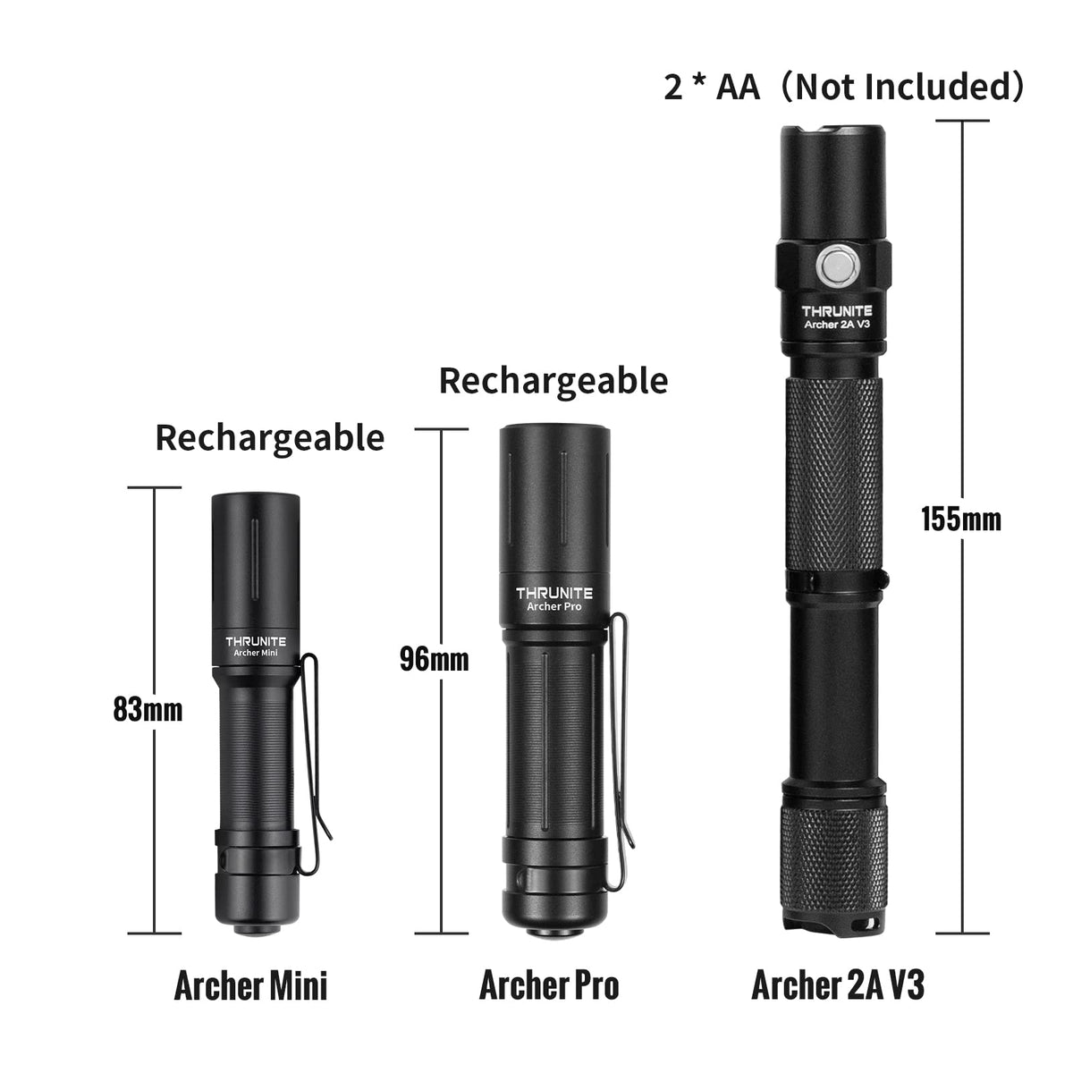 Aluminum body of Archer Mini offers durability with lightweight feel.