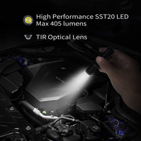 Archer Mini clip design allows hat attachment for hands-free lighting.