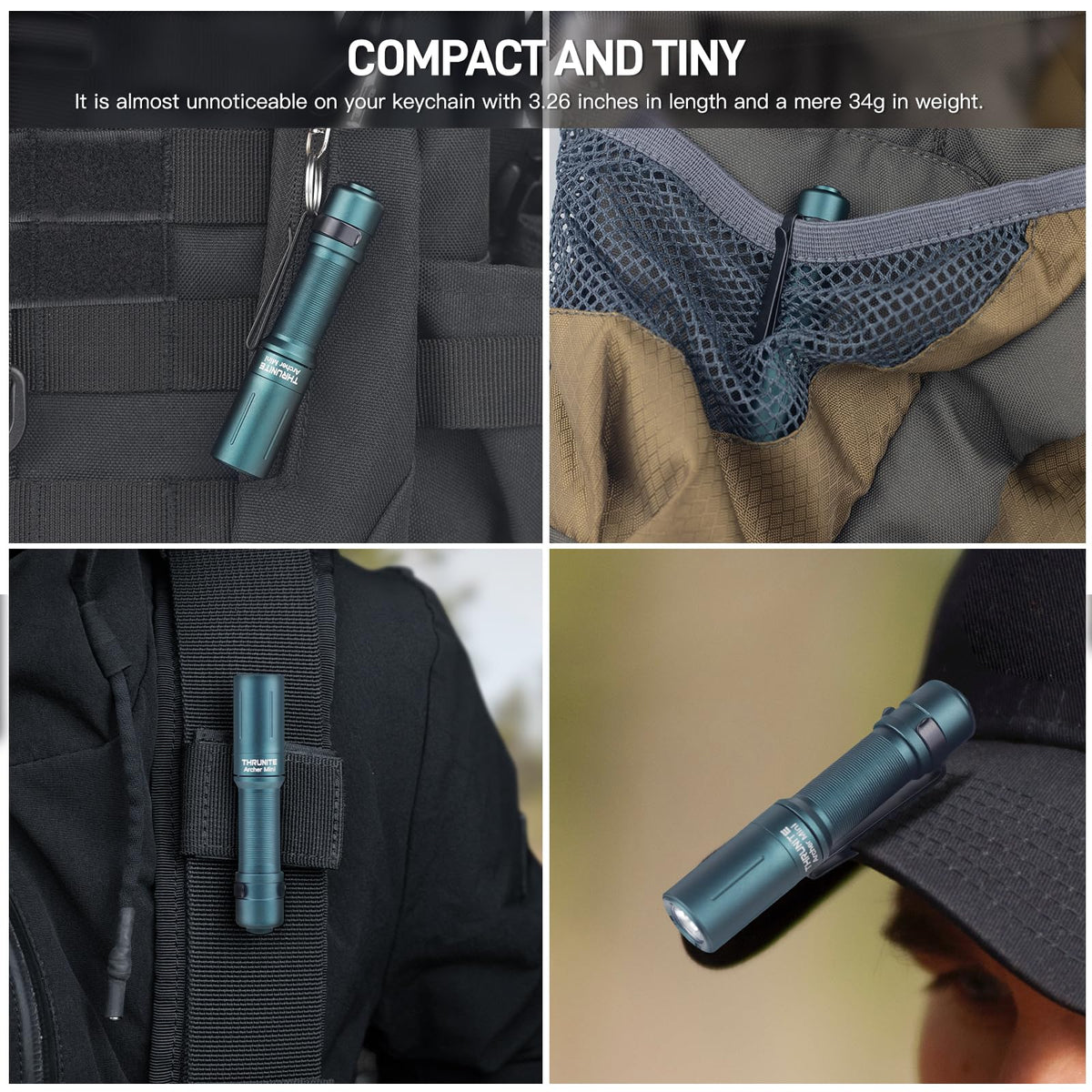 ThruNite Archer Mini in hand demonstrates pocket power for daily tasks