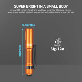 ThruNite Archer Mini IPX8 rating supports reliable use in wet conditions.