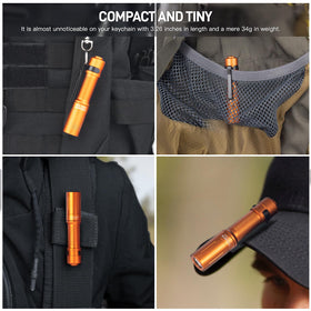 ThruNite Archer Mini pocket clip enables hands-free access during tasks.