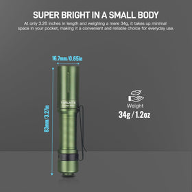 ThruNite Archer Mini in its ultra-compact pocket-sized form for everyday carry.