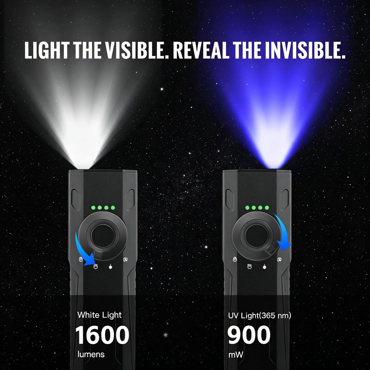 ThruNite Defender 1600LM white LED for bright, wide-area illumination on demand.