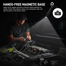 ThruNite Defender magnetic tail for hands-free work on metal surfaces.
