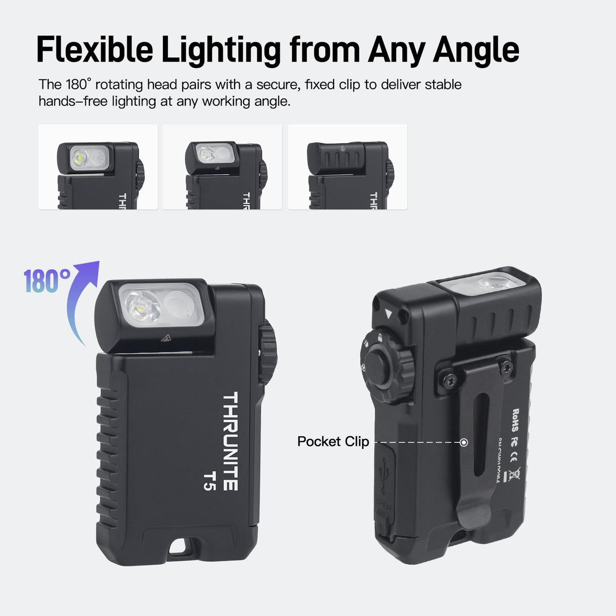 ThruNite T5 Mini RGB modes highlighting color signaling options
