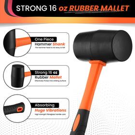 ThudCraft fiberglass handle angle shot highlights strong grip and control.