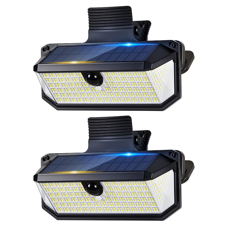 Thumok 416 LEDs solar light front view for bright outdoor illumination