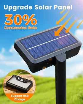 Thumok 360-degree coverage ensures comprehensive ambient light around fences, decks, and gateways