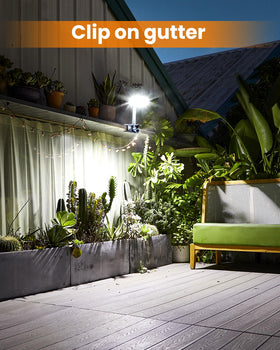 Thumok Clip-On Solar Lights with clip-on design for versatile mounting on various surfaces.