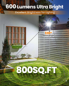 Thumok Clip-On Solar Lights on fence, easy clamp mounting for fast setup.