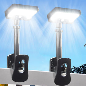Thumok Clip On Solar Lights front view for bright outdoor illumination and easy mounting