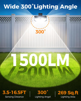 Thumok IP65 waterproof solar light withstands rain and weather