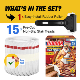 Thunder Grip dog-friendly stair treads helping pets climb with confidence.