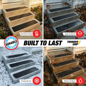 Deck or porch applications with Thunder Grip provide enhanced traction.