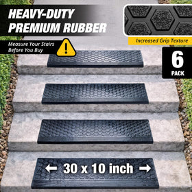 Thunder Grip treads protect wooden steps and simplify outdoor maintenance.