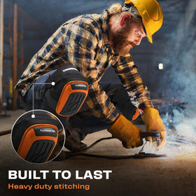 Thunderbolt Knee Pads designed for construction sites with heavy-duty protection