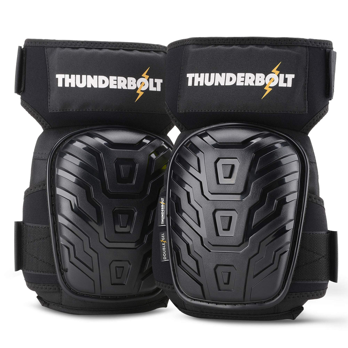 Thunderbolt knee pads with double gel cushion for all-day comfort during tasks