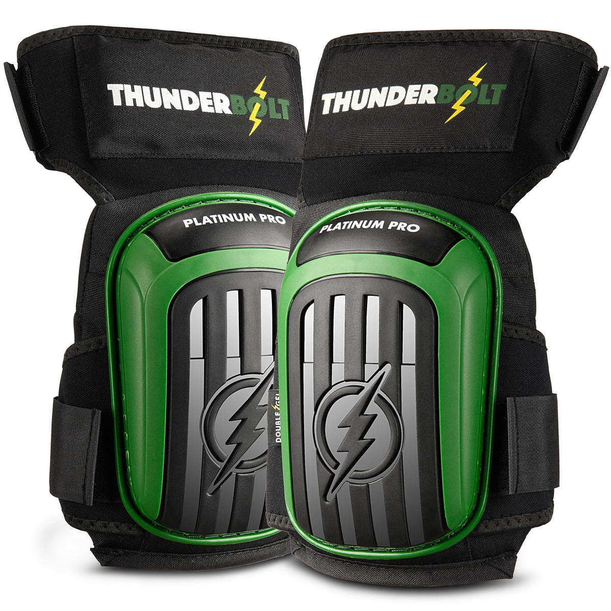 Thunderbolt knee pads with double gel offer gardening comfort for long kneeling tasks