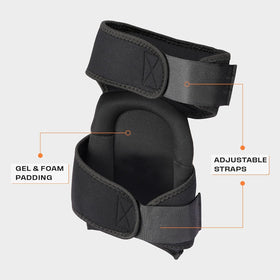 Thunderbolt knee pads with PowerShield non-slip grip protect floors and clothing
