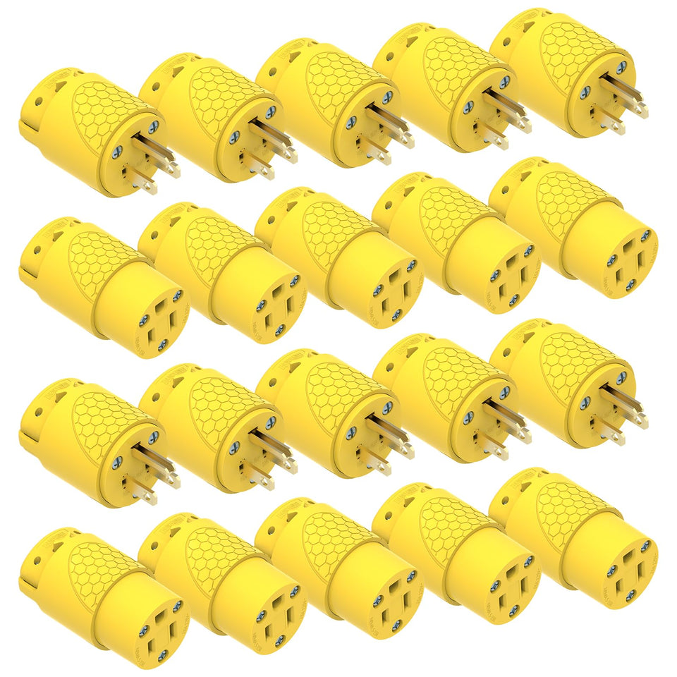 ThunderWay 10Set ends assembly shows ready-to-use plugs for quick cord repairs.