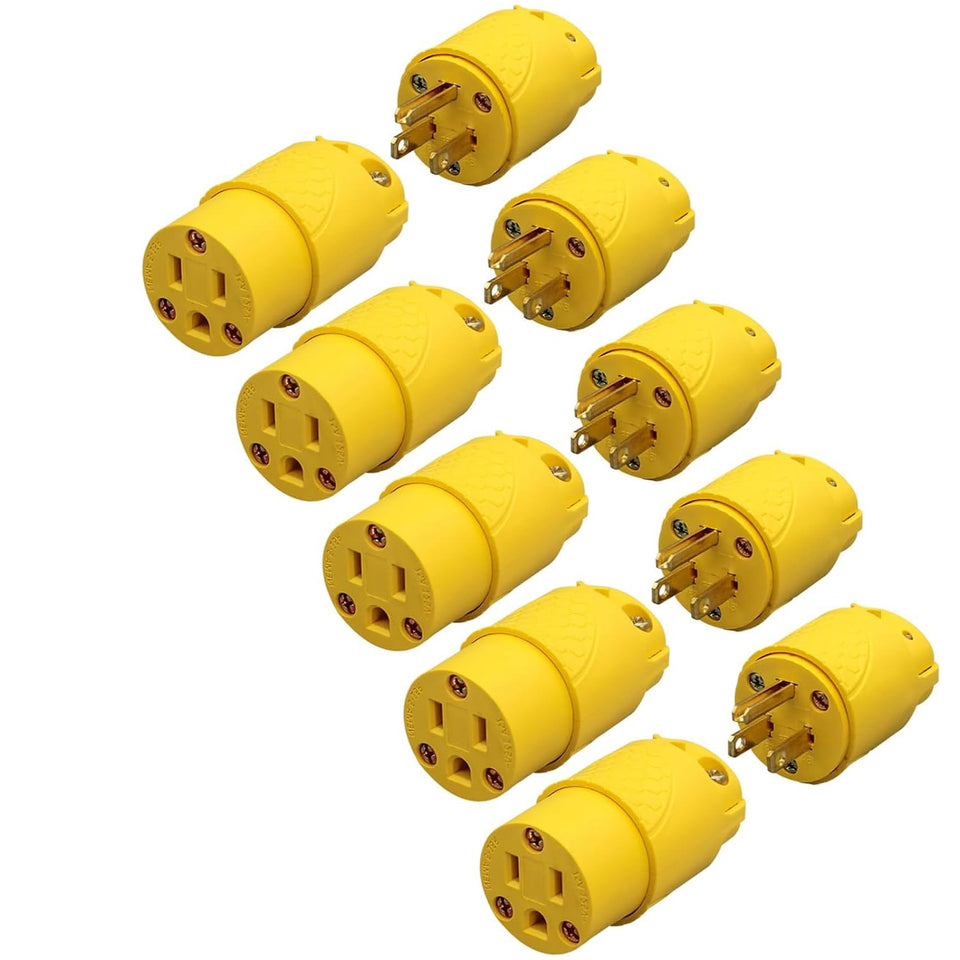 ThunderWay extension ends 5-set provides durable male and female connectors for long-lasting repairs.