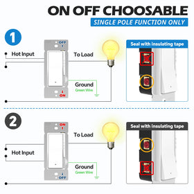 No-neutral ThunderWay dimmer installation shown for simple wiring