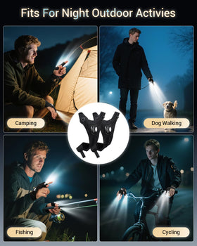 ThxToms LED Flashlight Gloves, replaceable batteries simplify long sessions and consistent brightness