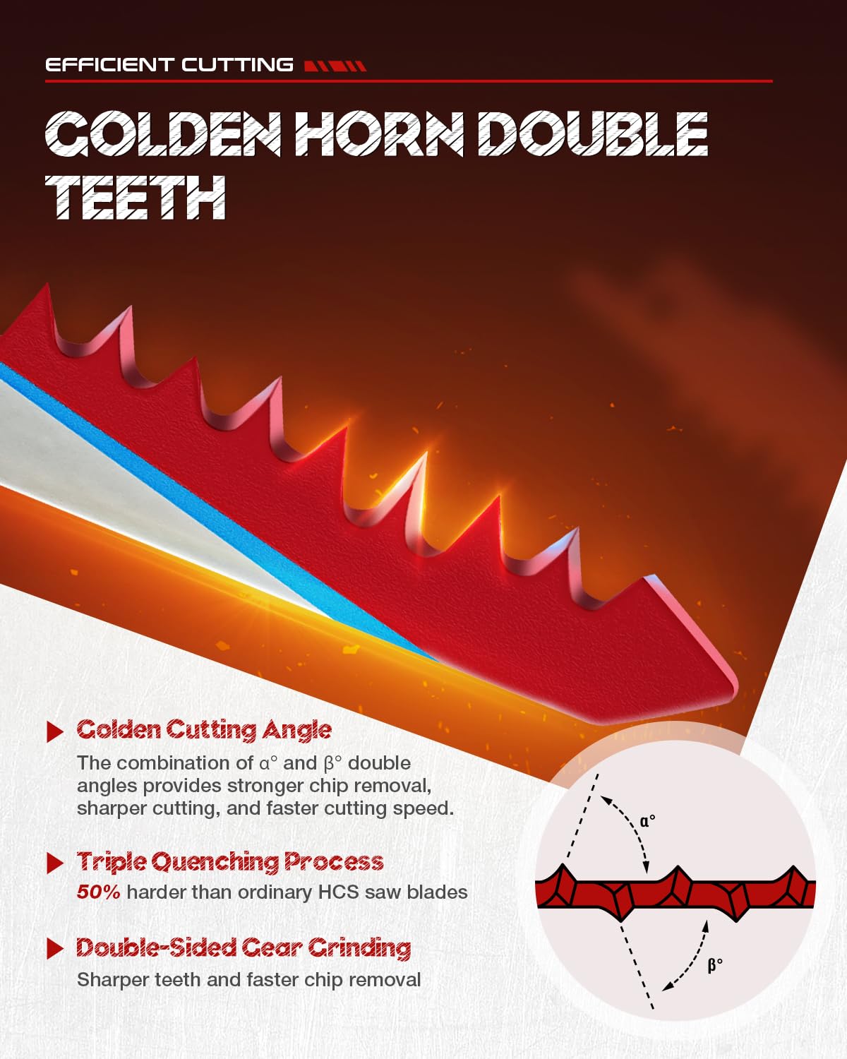 THYENTUL high-carbon steel blade offers rigidity and long life