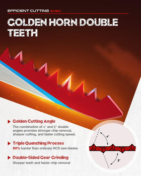 THYENTUL high-carbon steel blade offers rigidity and long life