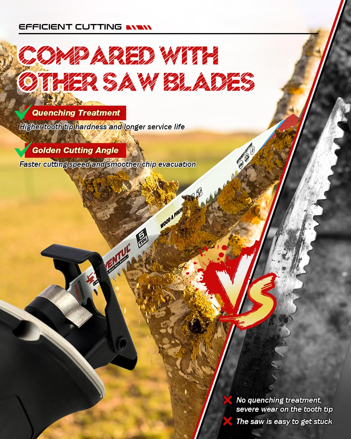 THYENTUL universal compatibility with major reciprocating saw brands