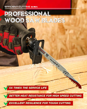 THYENTUL 12-inch blade set enables quick on-site projects