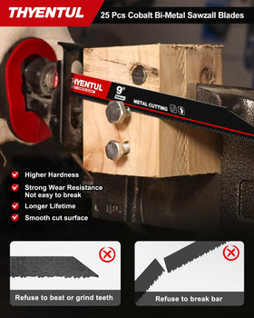 THYENTUL universal 1/2 inch shank fits most popular saws.