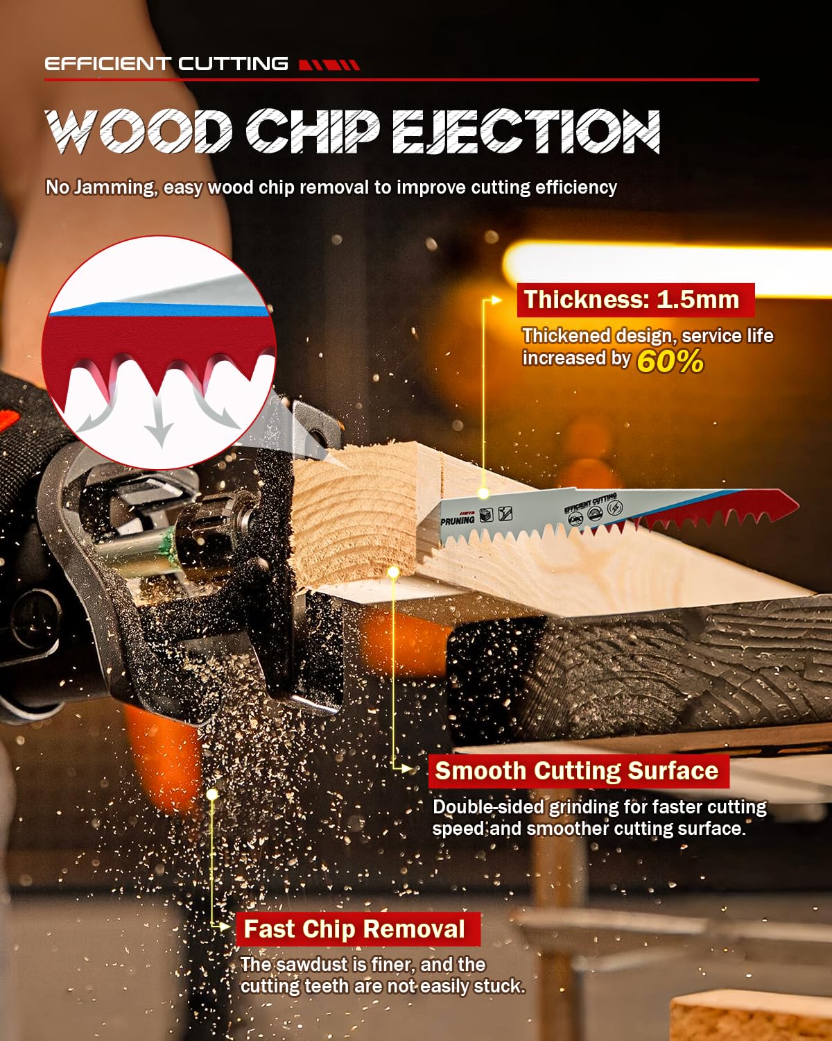 THYENTUL pruning blade pack handles wood cutting and trimming tasks
