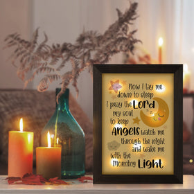 THYGIFTREE decorative night light frame creates a calm bedtime routine.