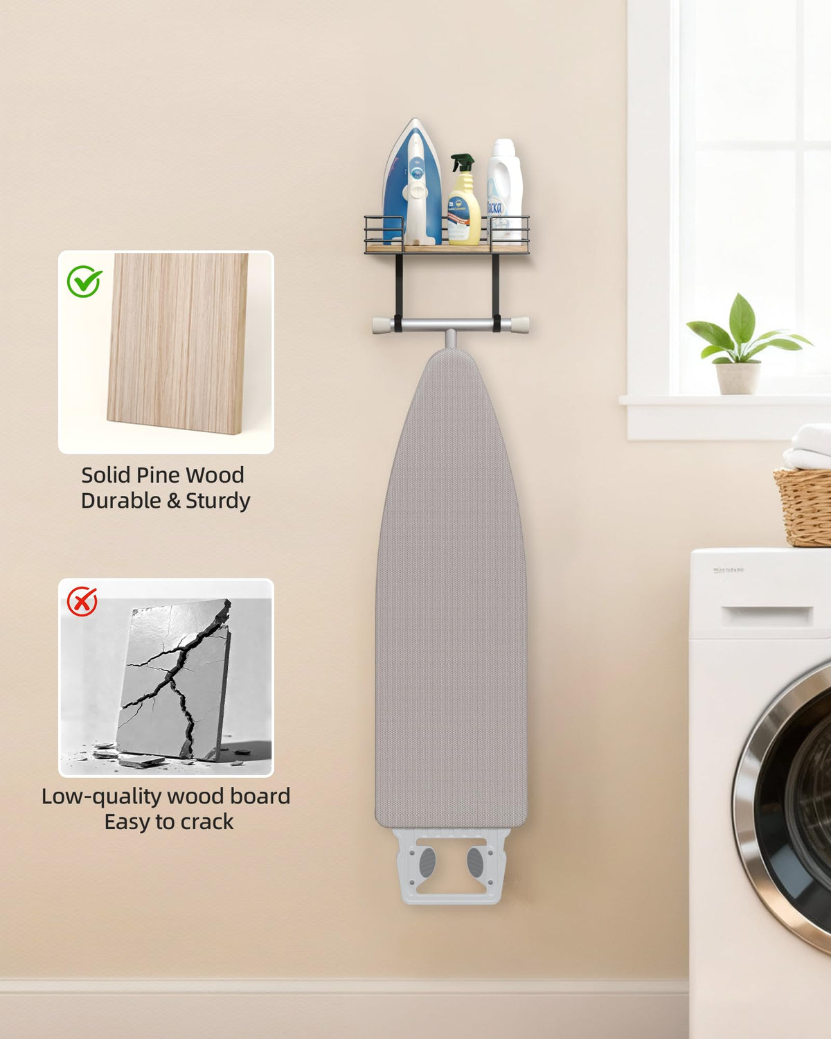 THYGIFTREE durable metal frame delivers reliable support for heavy items