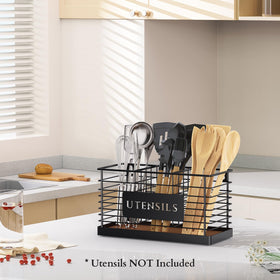 THYGIFTREE 3-compartment design keeps spatulas spoons and whisks neatly separated