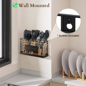Matte black metal finish complements modern and farmhouse kitchen styles