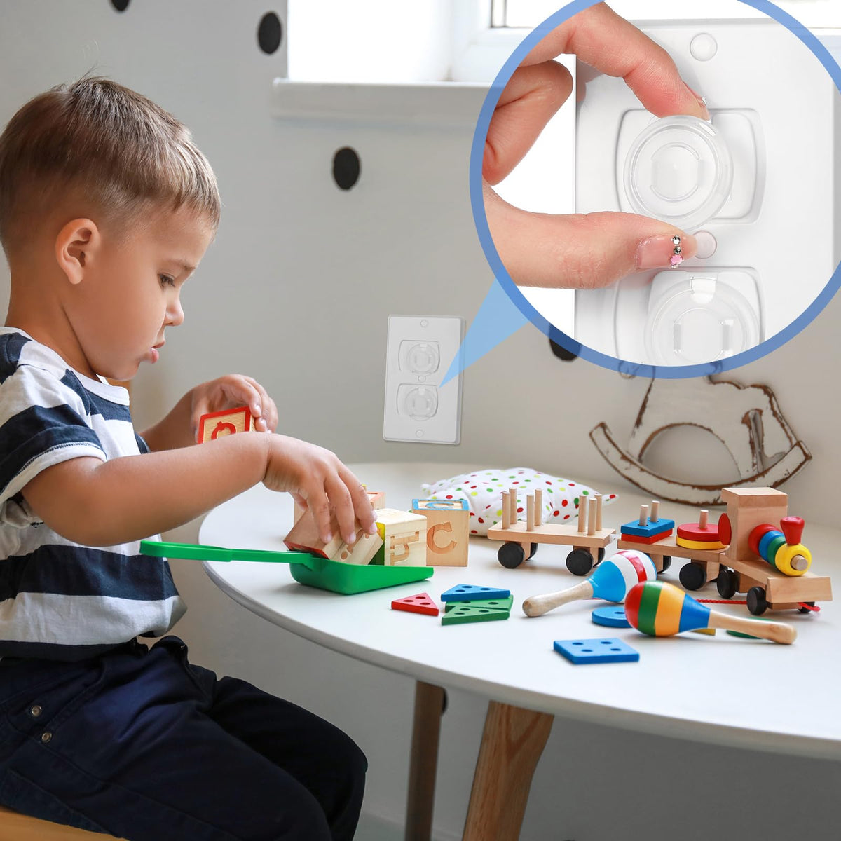 Thyle childproof socket covers install easily for quick home safety upgrades.
