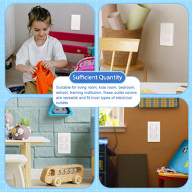 Thyle outlet covers crafted from durable PVC for long-lasting protection.