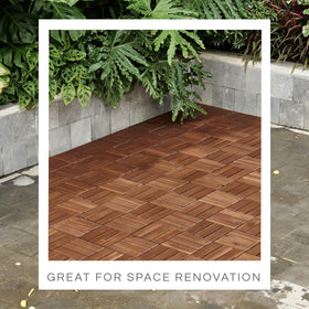 THYOI tiles can be cut to fit irregular spaces.