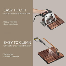 THYOI tiles offer easy installation, no tools required.