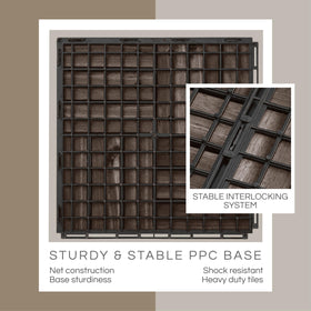 THYOI premium deck tiles easy-installation – snap-together design for fast setup.