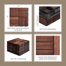 THYOI deck tiles interlocking system demonstrates quick, tool-free installation for patios.