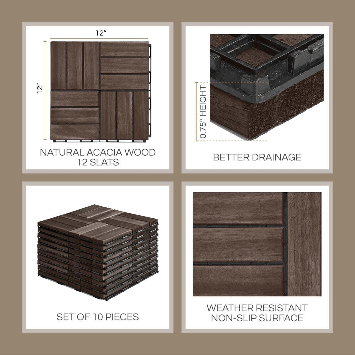 THYOI premium deck tiles waterproof-setup – quick, drainage-friendly outdoor flooring.